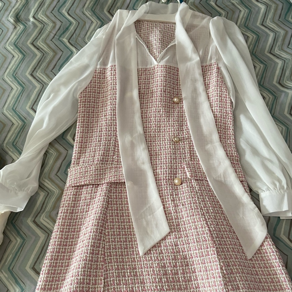 Pink / white Dress